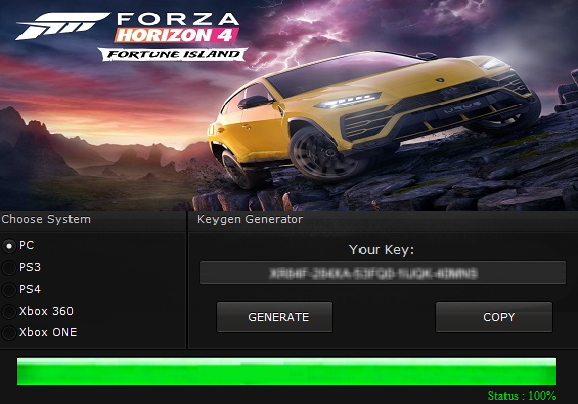 forza horizon 4 license key txt